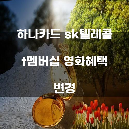 하나카드와 SK텔레콤 T멤버십의 영화 혜택 변경에 대한 심층 분석