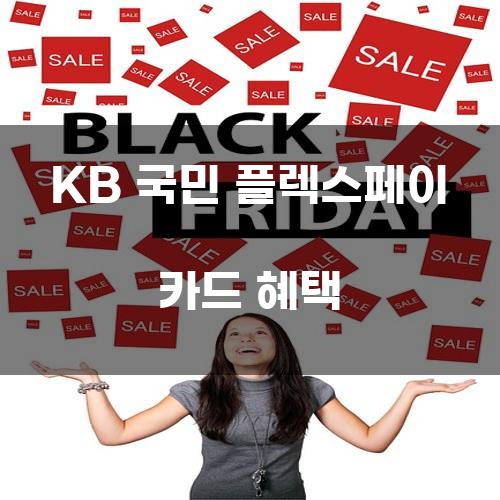 KB 국민 플렉스페이 카드 혜택