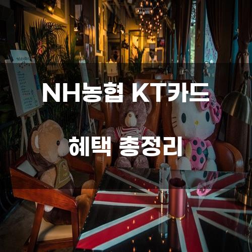 NH농협 KT카드 혜택 총정리