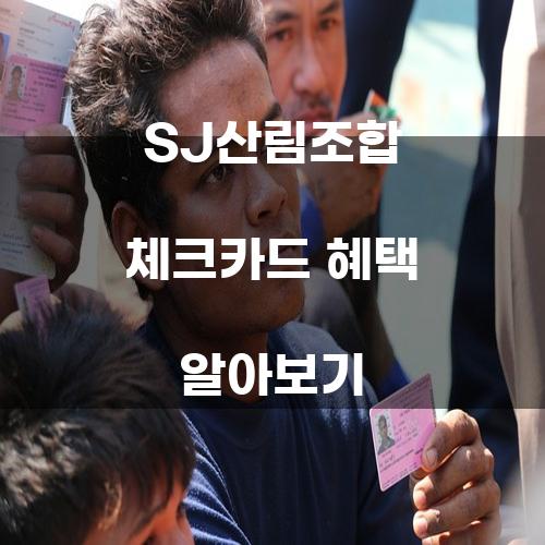 SJ산림조합 체크카드 혜택 알아보기