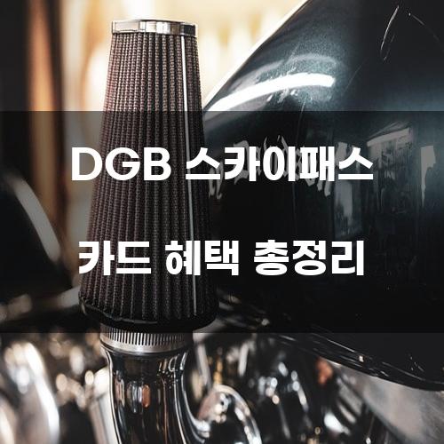 DGB 스카이패스 카드 혜택 총정리