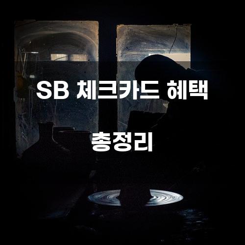 SB 체크카드 혜택 총정리