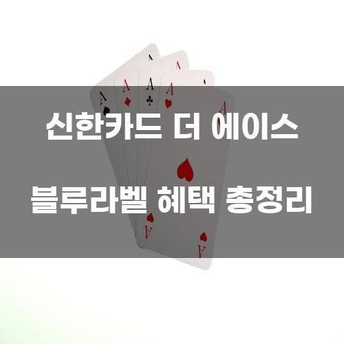 신한카드 더 에이스 블루라벨 혜택 총정리