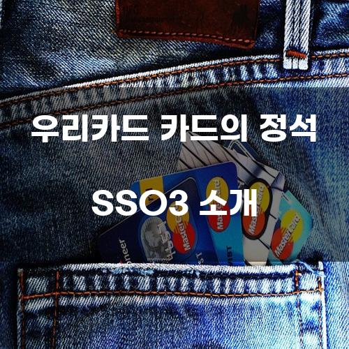 우리카드 카드의 정석 SSO3 소개