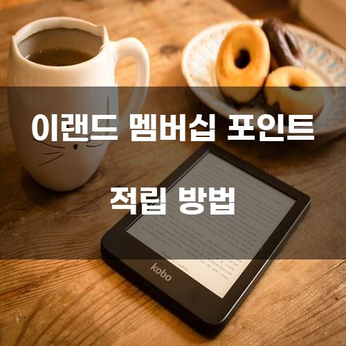 이랜드 멤버십 포인트 적립 방법