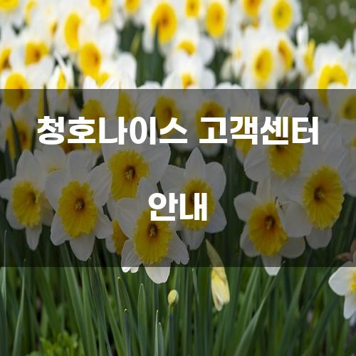 청호나이스 고객센터 안내