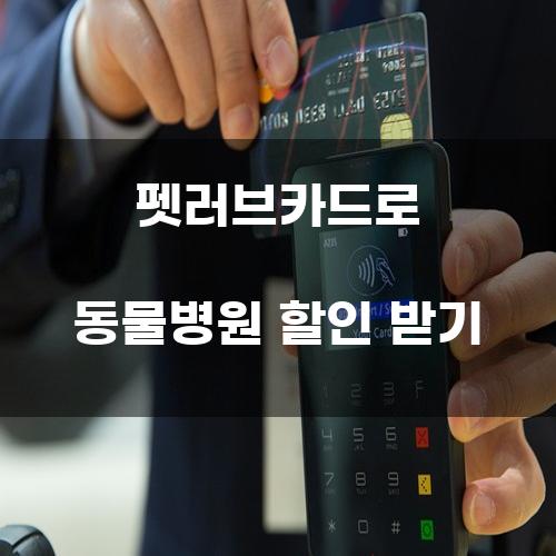 펫러브카드로 동물병원 할인 받기