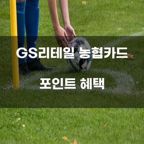 GS리테일 농협카드 포인트 혜택