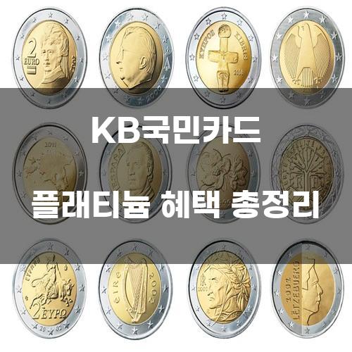 KB국민카드 플래티늄 혜택 총정리