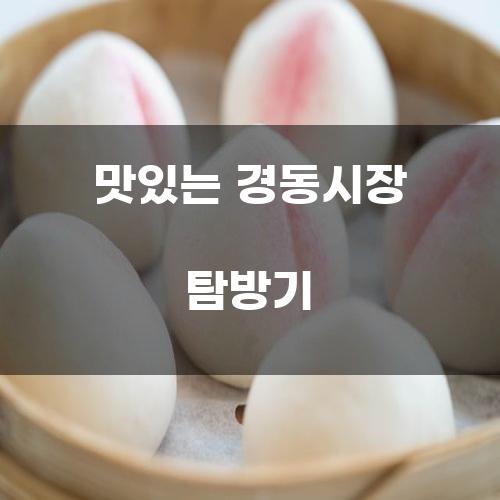 맛있는 경동시장 탐방기