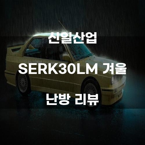 신일산업 SERK30LM 겨울 난방 리뷰