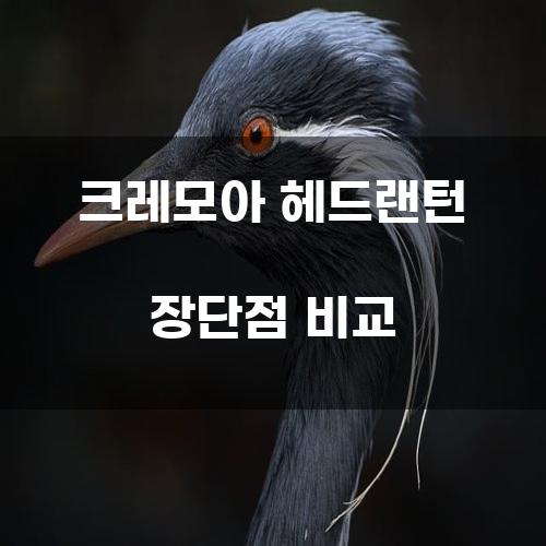 크레모아 헤드랜턴 장단점 비교