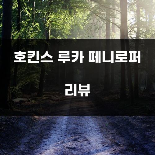 호킨스 루카 페니로퍼 리뷰